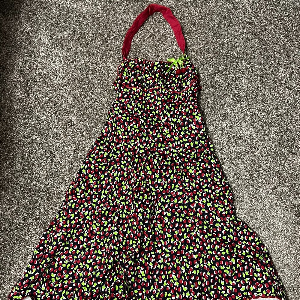 Nanette Lepore Cherries Halter/Sleeveless Dress